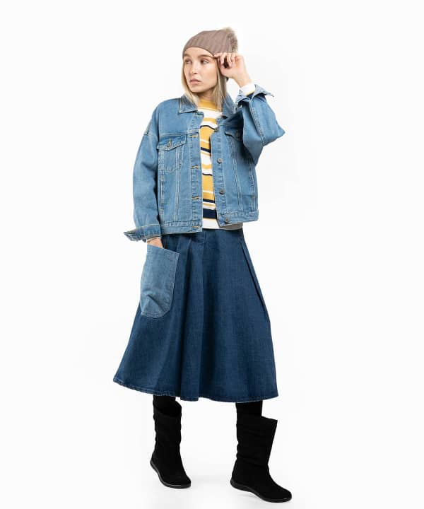 کت جین زنانه جین وست Jeanswest کد 01222506 - 4