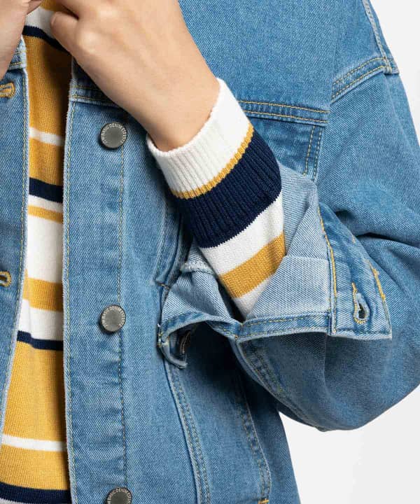 کت جین زنانه جین وست Jeanswest کد 01222506 - 7