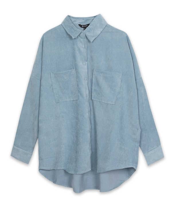 شومیز مخمل کبریتی زنانه جوتی جینز JootiJeans کد 04731311 - 0