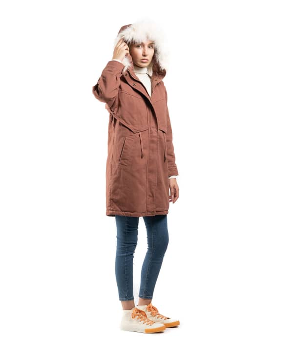 کاپشن بلند زنانه جین  وست Jeanswest کد 94222501 - 2