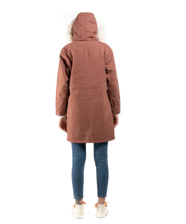 کاپشن بلند زنانه جین  وست Jeanswest کد 94222501 - 3