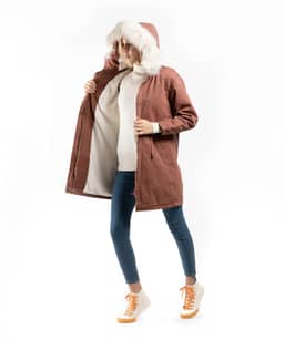 کاپشن بلند زنانه جین  وست Jeanswest کد 94222501 - 4
