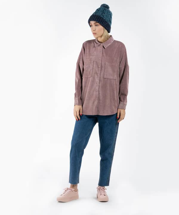شومیز مخمل کبریتی زنانه جوتی جینز JootiJeans کد 04731311 - 2