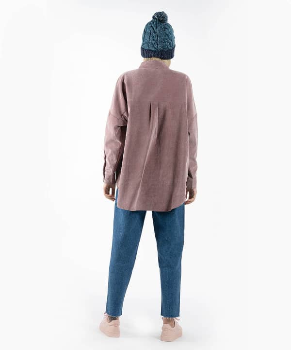 شومیز مخمل کبریتی زنانه جوتی جینز JootiJeans کد 04731311 - 3