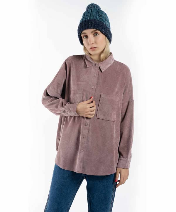 شومیز مخمل کبریتی زنانه جوتی جینز JootiJeans کد 04731311 - 1