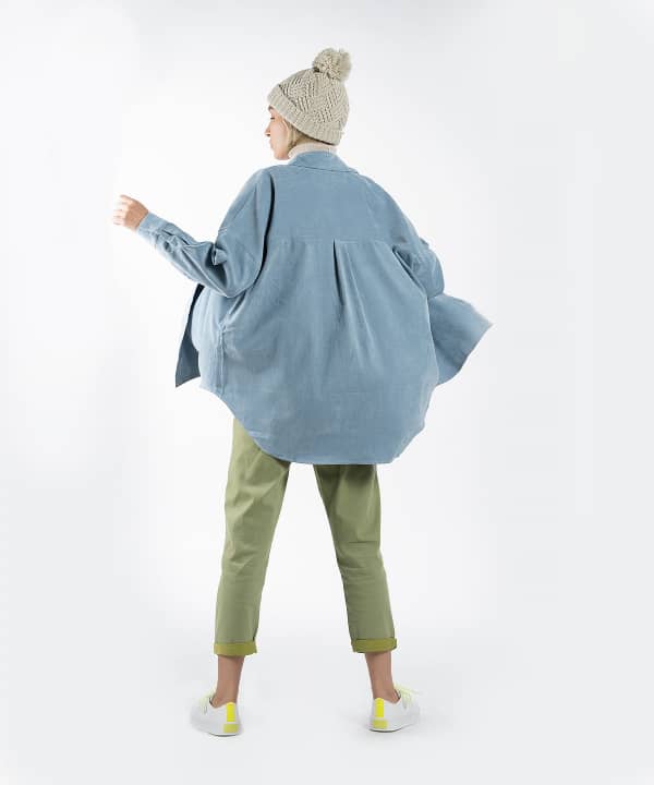 شومیز مخمل کبریتی زنانه جوتی جینز JootiJeans کد 04731311 - 3