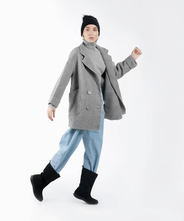 کت زمستانی زنانه جین وست Jeanswest کد 94222555 - 5