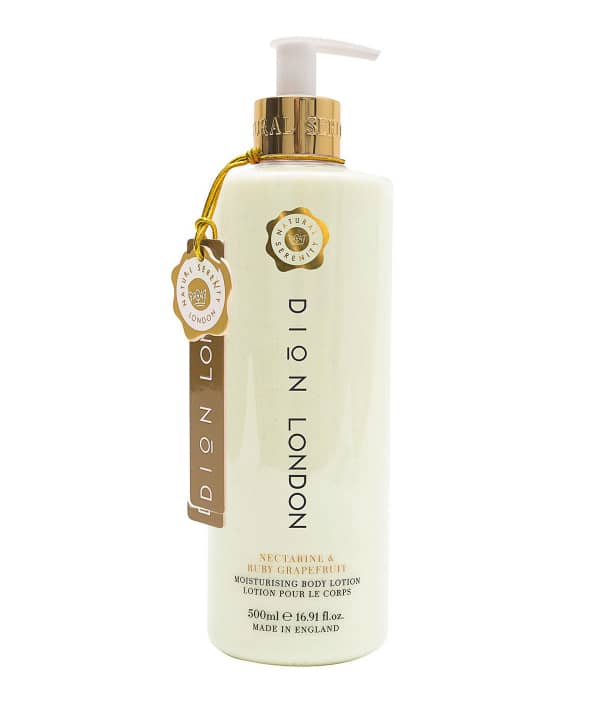 لوسیون مرطوب کننده بدن دیون لاندن Dion London مدل Nectarine & Ruby Grapefruit حجم 500 میلی لیتر - 0