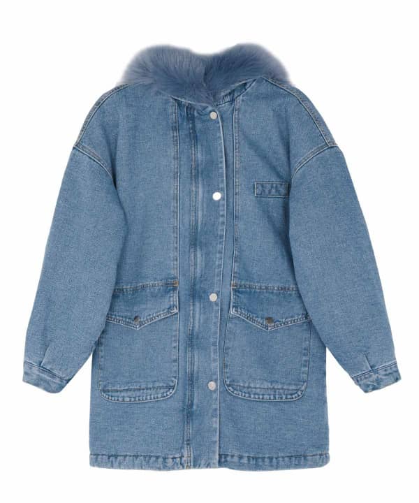 کاپشن جین زنانه جین وست Jeanswest مدل 04222508 - 1