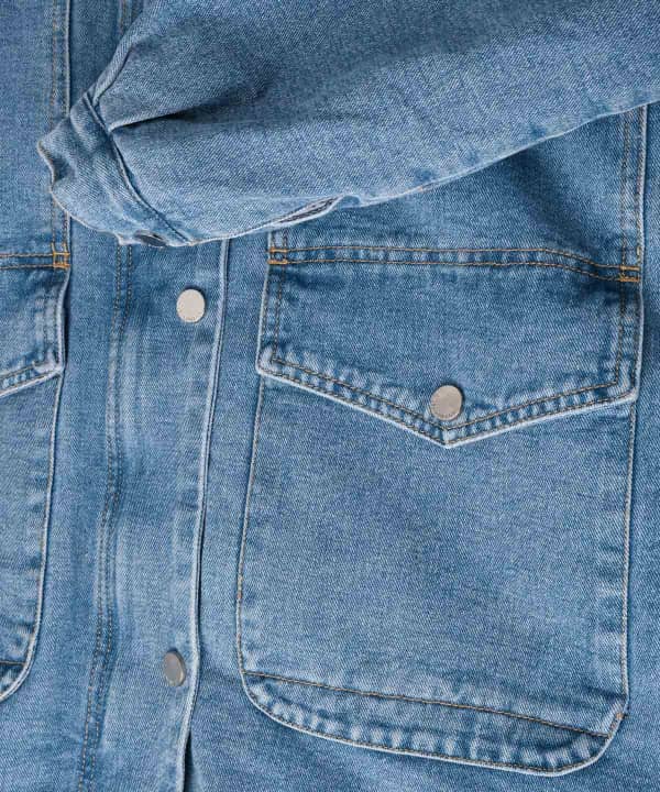 کاپشن جین زنانه جین وست Jeanswest مدل 04222508 - 3