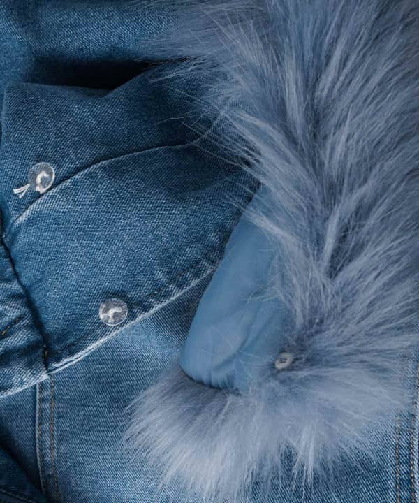 کاپشن جین زنانه جین وست Jeanswest مدل 04222508 - 6
