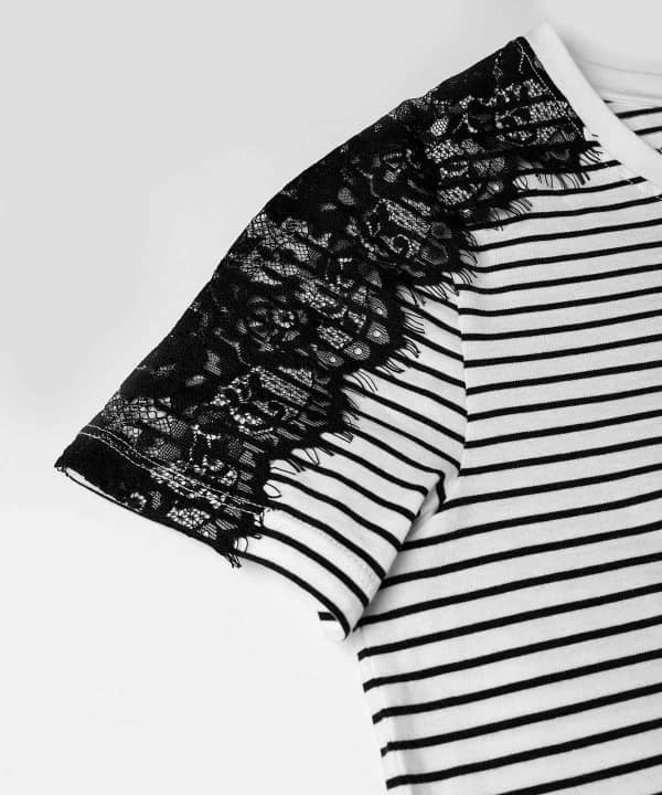 تیشرت راه راه زنانه جین وست Jeanswest کد 92273514 - 2
