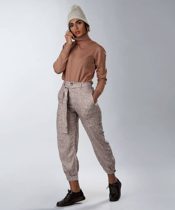 شلوار طرح دار زنانه جوتی جینز JootiJeans کد 04759402 - 1
