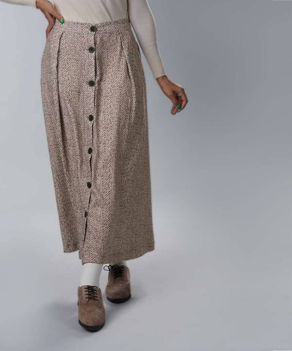 دامن طرح دار زنانه جوتی جینز JootiJeans کد 04741101 - 3