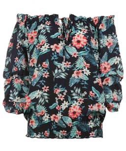 بلوز گل دار زنانه جوتی جینز JootiJeans کد 02732306 - 0