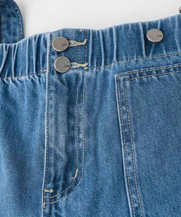 شلوار جین ساس  بند دار زنانه جین وست Jeanswest کد 01281505 - 2