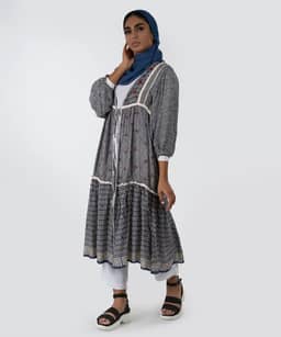 مانتو تابستانی زنانه جوتی جینز JootiJeans کد 01731619 - 2