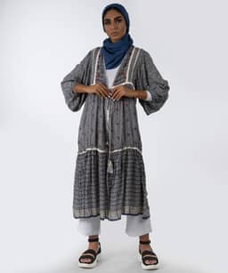 مانتو تابستانی زنانه جوتی جینز JootiJeans کد 01731619 - 1
