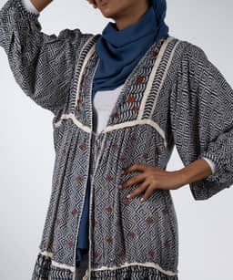 مانتو تابستانی زنانه جوتی جینز JootiJeans کد 01731619 - 6