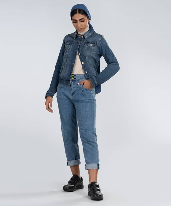 شلوار جین زنانه جین وست Jeanswest کد 01289552 - 1