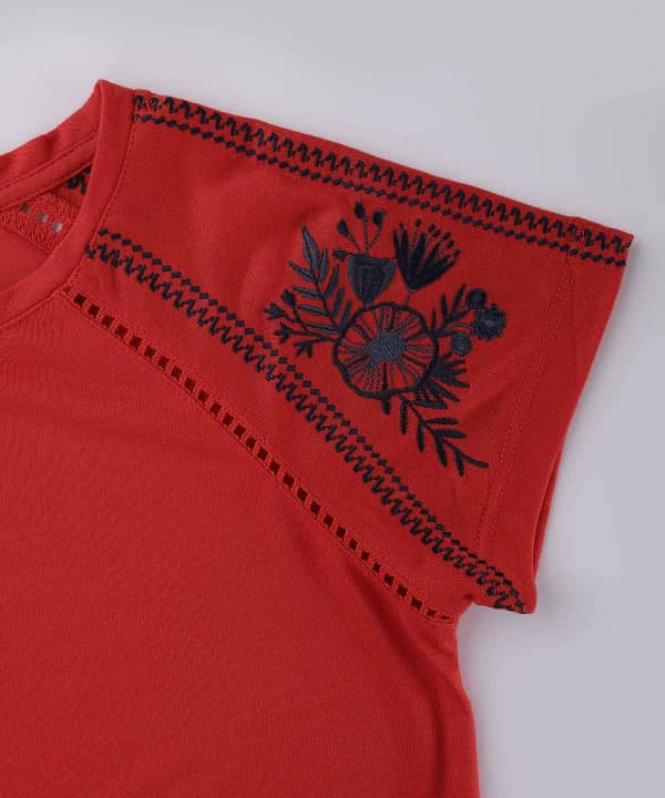 تیشرت زنانه جوتی جینز JootiJeans کد 01773124 - 2