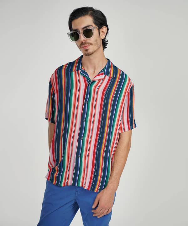 پیراهن آستین کوتاه مردانه جوتی جینز JootiJeans کد 01533111 - 2