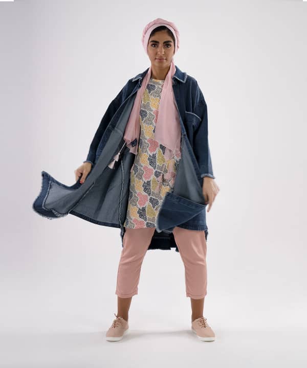 مانتو جین زنانه جوتی جینز JootiJeans کد 03731611 - 4
