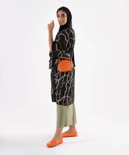 مانتو طرح دار زنانه جوتی جینز JootiJeans کد 01732621 - 3