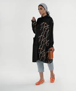 مانتو تابستانی زنانه جوتی جینز JootiJeans کد 01732629 - 2