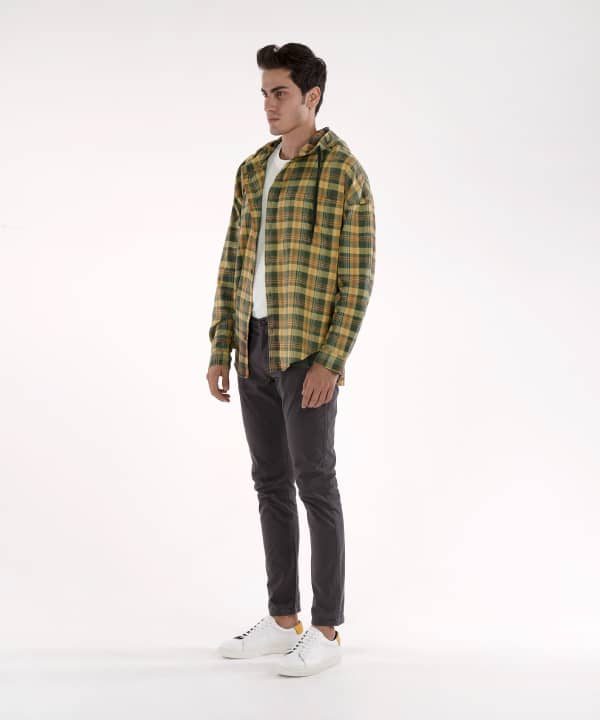پیراهن چهارخانه مردانه جوتی جینز JootiJeans کد 04531033 - 2