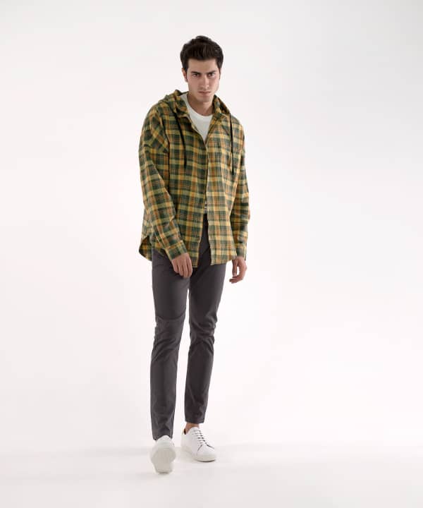 پیراهن چهارخانه مردانه جوتی جینز JootiJeans کد 04531033 - 3