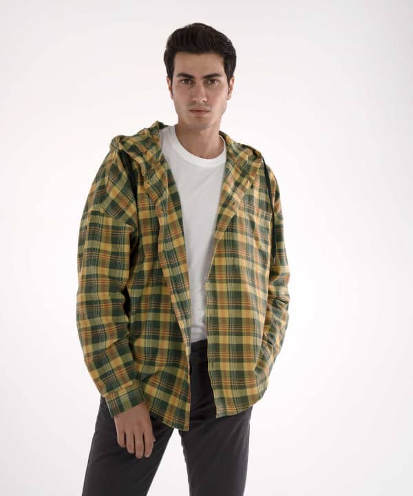 پیراهن چهارخانه مردانه جوتی جینز JootiJeans کد 04531033 - 0