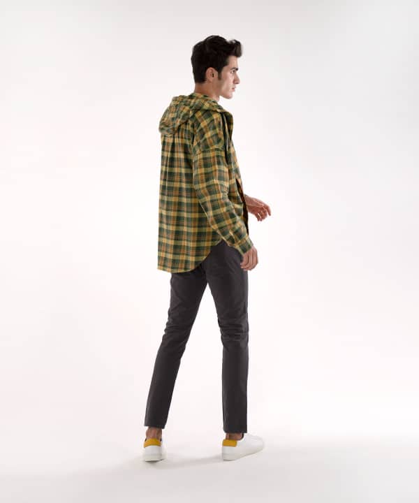 پیراهن چهارخانه مردانه جوتی جینز JootiJeans کد 04531033 - 4