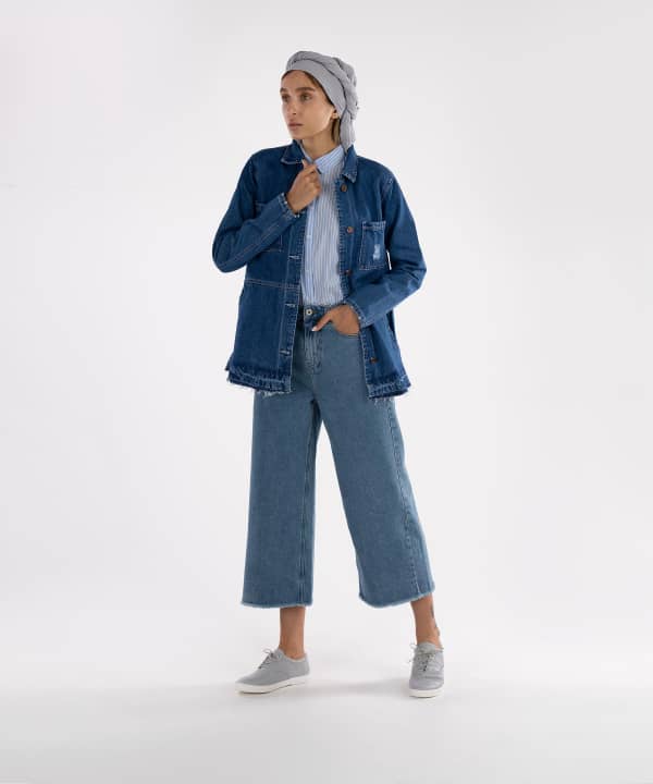 شلوار جین گشاد زنانه JootiJeans کد 04788711 - 2