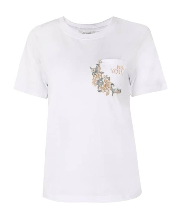 تیشرت یقه گرد زنانه جین وست Jeanswest کد 11273515 - 0