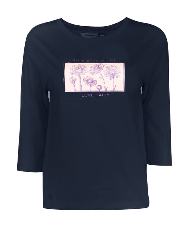 تیشرت آستین سه ربع زنانه جین وست Jeanswest کد 11272501 - 0