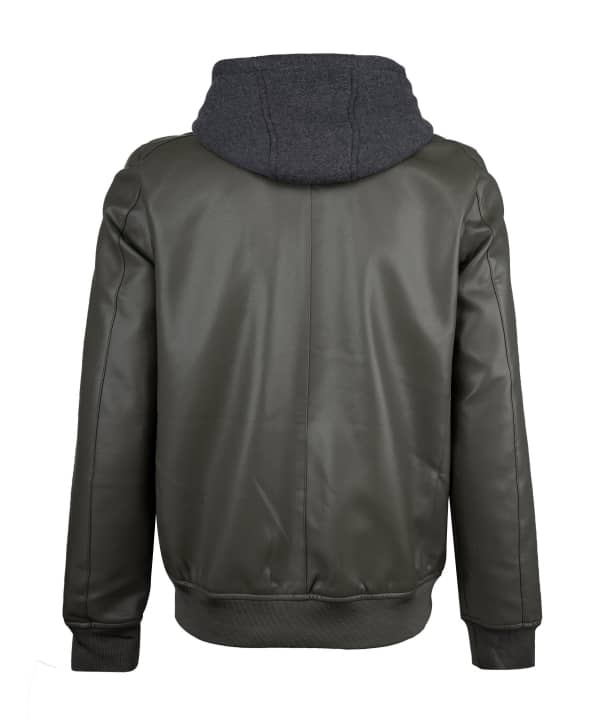 کاپشن چرم مردانه جوتی جینز JootiJeans کد 04522121 - 5