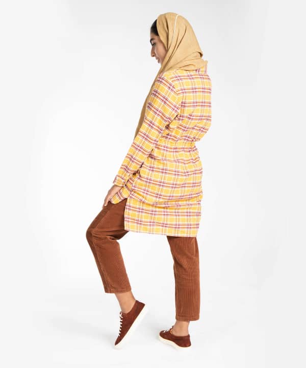 مانتو چهارخانه جین وست Jeanswest کد 03231505 - 4