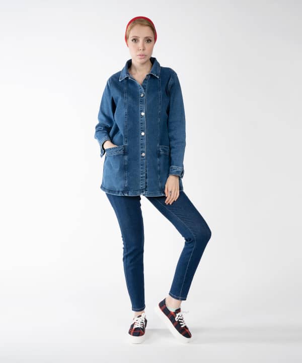 مانتو جین زنانه جوتی جینز Jootijeans کد 11731630 - 1