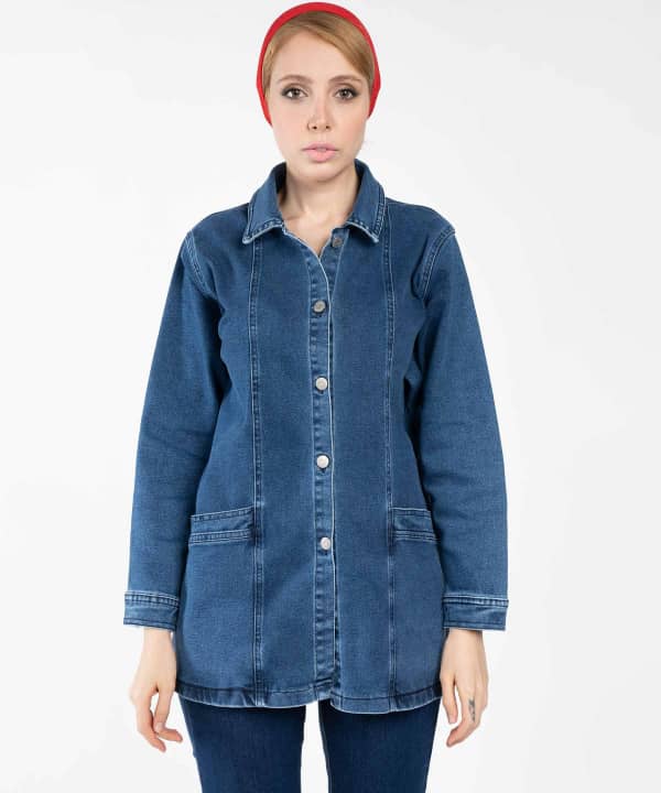مانتو جین زنانه جوتی جینز Jootijeans کد 11731630 - 2