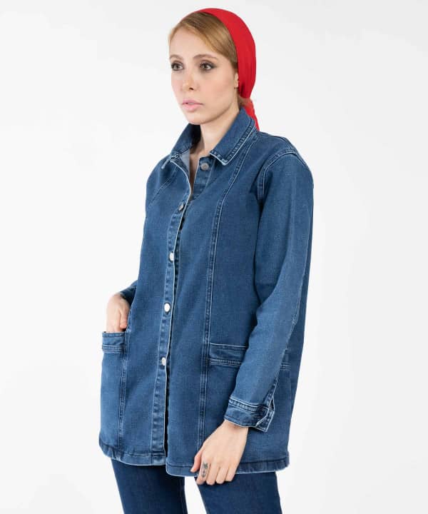 مانتو جین زنانه جوتی جینز Jootijeans کد 11731630 - 4