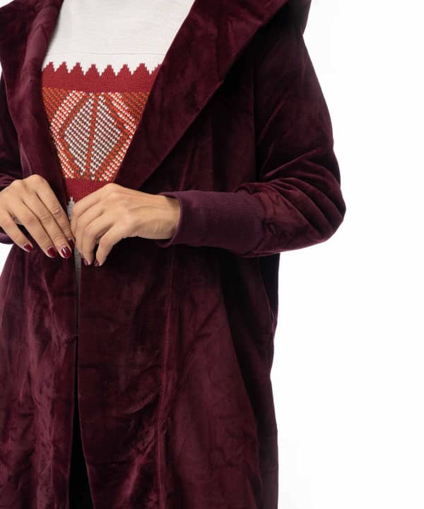 مانتو مخمل زنانه جوتی جینز JootiJeans کد 04722631 - 6
