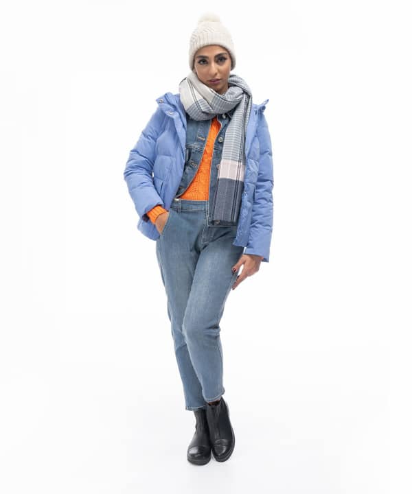 کاپشن پر زنانه جین وست Jeanswest کد 04223502 - 1