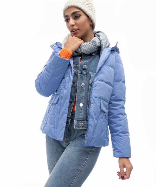 کاپشن پر زنانه جین وست Jeanswest کد 04223502 - 3