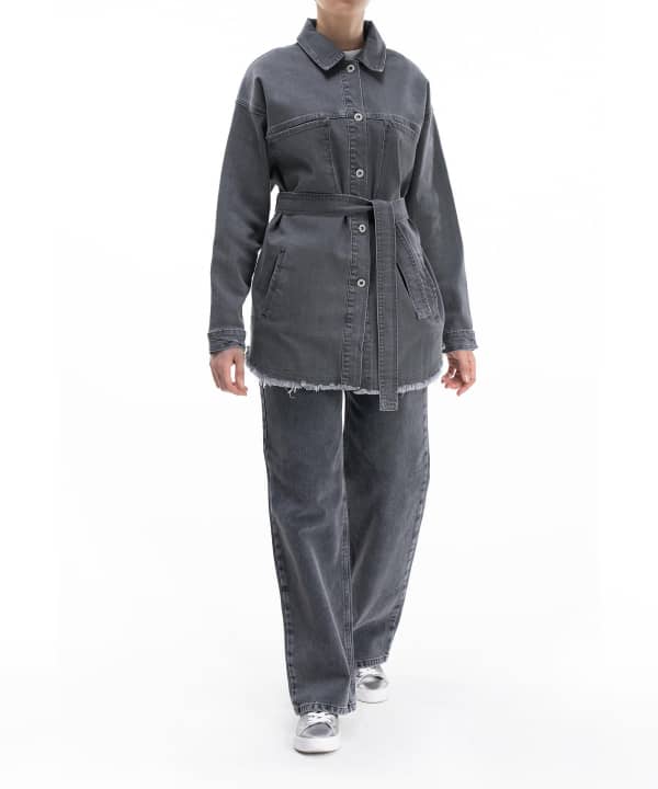 مانتو جین زنانه جوتی جینز JootiJeans کد 03721109 - 4
