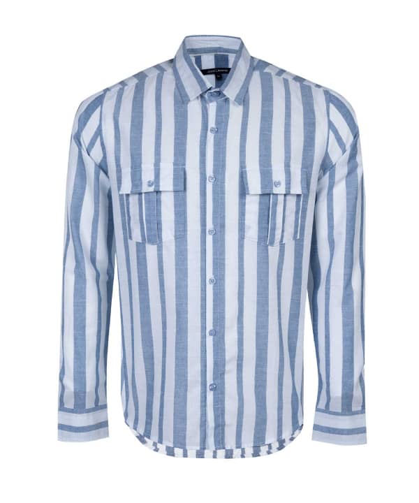 پیراهن راه راه مردانه جوتی جینز JootiJeans کد 21531118 - 2