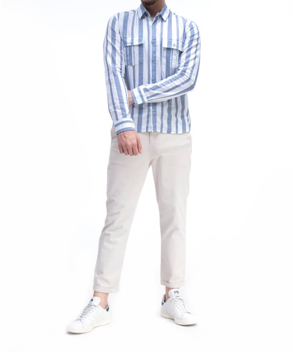 پیراهن راه راه مردانه جوتی جینز JootiJeans کد 21531118 - 1