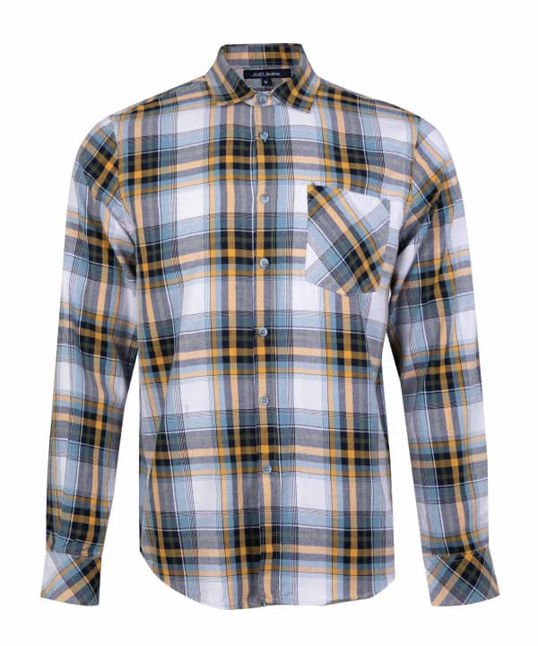 پیراهن چهارخانه مردانه جوتی جینز JootiJeans کد 21531115 - 0