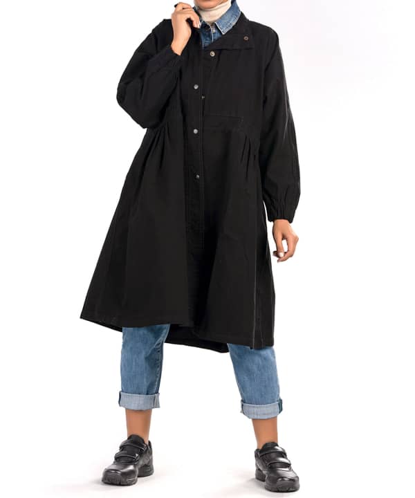 مانتو کتان زنانه جوتی جینزJootiJeans کد 03722642 - 6