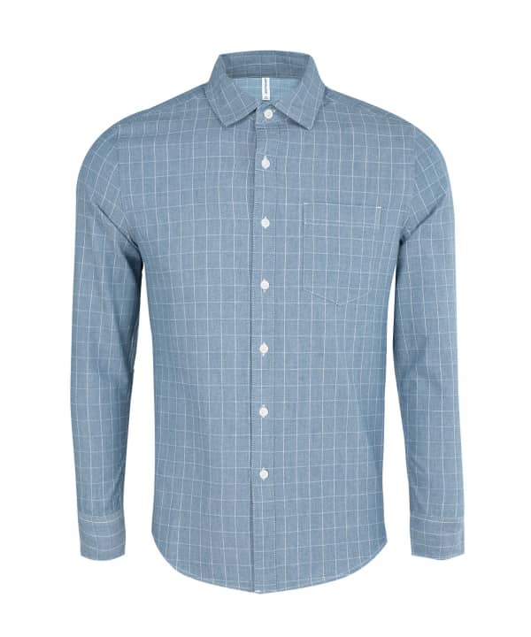 پیراهن چهارخانه مردانه جین وست Jeanswest کد 13131512 - 0